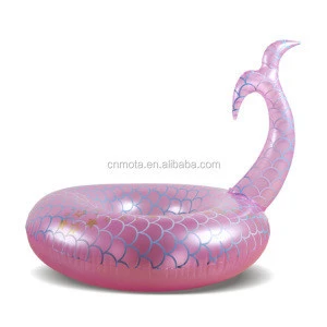 Hot sale inflatable mermaid float, inflatable mermaid swim ring for adult