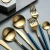 Import Hot sale knife fork spoon cutlery set from China