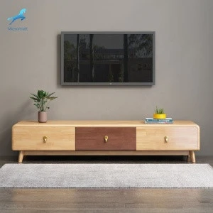 Hot sale modern Nordic style living room furniture solid wood tv stand