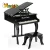 Import Hot sale musical wooden kids playing piano in black W07C014 from China