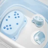 hot sale pink blue bebe foldable tub,  plastic portable baby freestanding bath tub