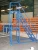 Import hot sale steel Movable Ladders with Wheels from China