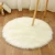 Import Hot Sale White Faux Fur Sheepskin Area Rugs Fluffy Fur Carpet from China