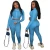Import Hot Sale Wholesale Women Tracksuits Two Piece Set Joggers Women fitness clothing from China