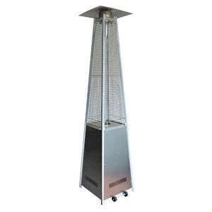 Hot sell glass tube pyramid gas patio heater