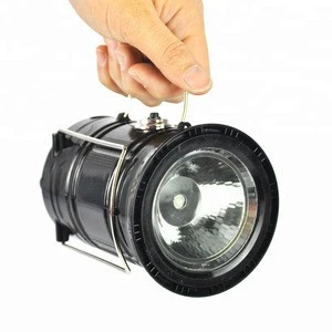 Hot Sell Hanging Type Outdoor Lantern USB Charging High Bright Solar Camping Light for Traveling 12hours working