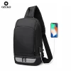 Hot Sell Mens Messenger Bags USB Charging Waterproof Shoulder Casual Travel Oxford Men Sling Bag Messenger Bag For Man