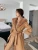Import Hot Sell Mink Collar Women Long Coat Winter Fashionable Sheep Fur Lined Coat from China