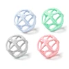 Hot Selling 100% Food Grade Baby Silicone Teething Toys Ball