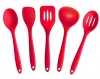 hot selling Amazon  5 piece Silicone Utensil Set,Heat Resistant Kitchen Cooking and Baking Utensils