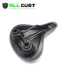Hot selling comfortable heated leather bicycle saddle