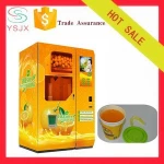 Hot Selling Fresh Orange Juice Making and vending Machine with Cooling System