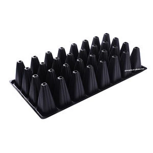 Hot Selling High Quality Reusable Plastic Plant Nursery Seed Germination Tray 32 deep forest Cells Seedling Trays for Greenhouse