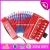 Import Hot selling kids toy wooden musical button accordion W07K006C from China