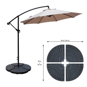 Hot Selling Round Water Filled Umbrella Offset Outdoor Umbrella Base