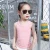 Import Hot selling simple style girls soft fabric o-neck summer casual vest waistcoat from China