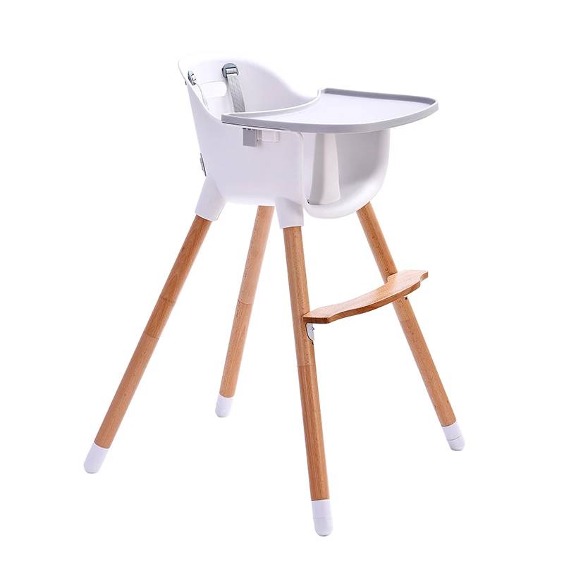 Hot selling wooden baby dining table chair 3 in 1 feeding high chair/baby eating chair/baby high chair