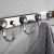 Import Hotel Wall Mounted Toilet Accessories Robe Coat Hook Zinc Robe Hook from China