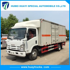 HUAYI 10 tons cargo truck cargo delivery van truck