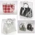 Import HUAYI Custom Large Clear PVC Transparent Purse Storage Handbag Cover Dust Bag with Hook from China