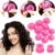 Import HZM-18136 Hair Curlers Rollers Silicon Hair Style Rollers Soft Magic DIY Hair Style Tools with Nat Cap set 10pcs/set (5 L +5 S ) from China