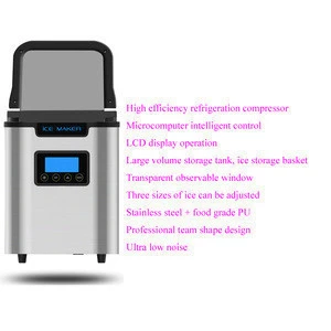 Ice production 15kg/24h Bullet ice maker cube machine for home/commercial ice block making machine icee machines for sale