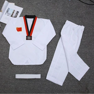 iGift Cheapest 100% Polyester Taekwondo Uniform Martial Arts Wear