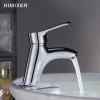 In stock Single handle Bathroom faucet Chrome Water faucet tap