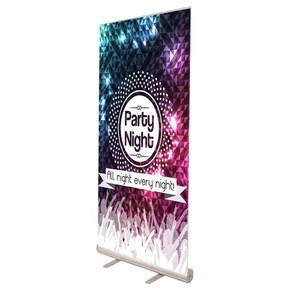 Indoor &amp; outdoor advertising retractable roll up banner stand
