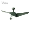 Indoor Lighting Distressed Koa Finish 3 Curved Blades bldc Ceiling Fans with Led Lights Remote control