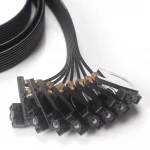 Ink Tube Kit 8 rows of black pipes Used in Epson R2000 P400 R1900 R1800 A3 UV printer