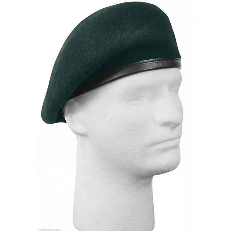 Inspection Ready Wool green military french beret