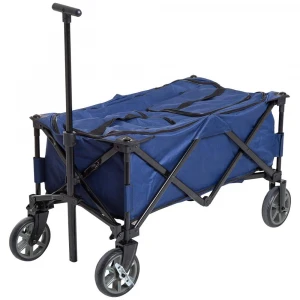 Insulated Ice Cooler Wagon Collapsible Garden Wagon
