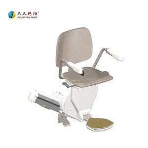 Intelligent JY-ZT Mini automatic retractable straight easy operator for disable people DC electric motor indoor stair lift