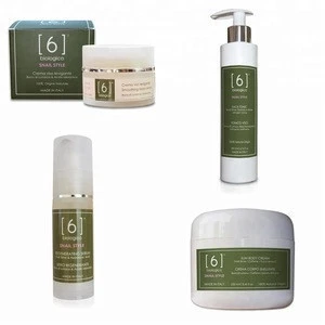 Italian Cosmetics Line of Snail Slime Skin Care Body and Face Creams