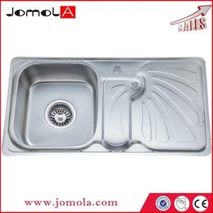 JOMOLA Best Selling Stainless Steel Sink With Drainboard JSB9148