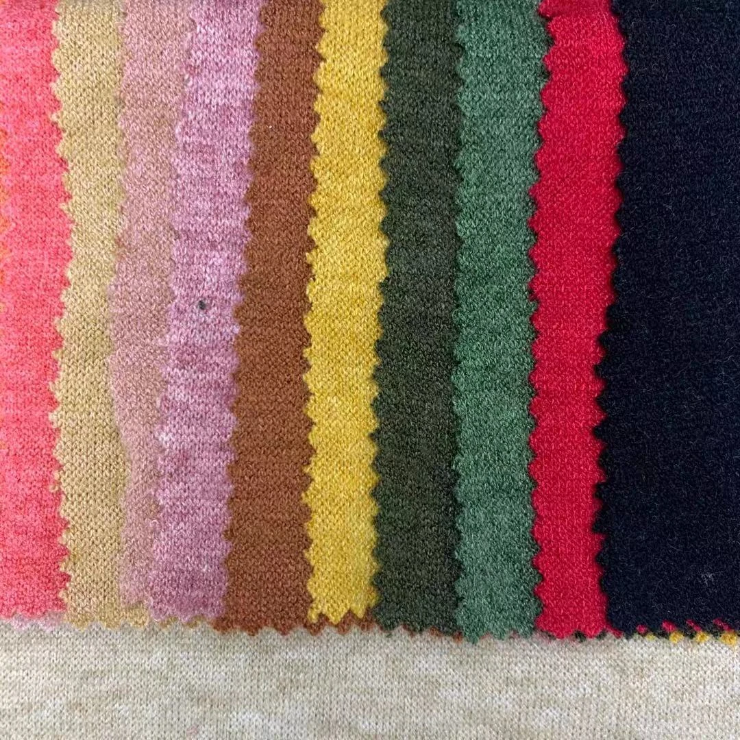 K2283A RNT yarn rayon nylon polyester soft stylish knit cashmere jersey fabric