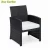 Import KD design cheap 4 pcs outdoor patio garden furniture black rattan wicker sofa garden sets from China