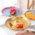 Import Kitchen accessories stainless steel dinnerware dish BBQ serving dinner plate tray from China