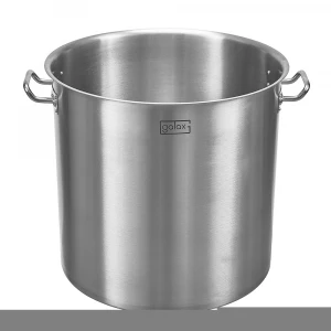 kitchen restaurant cookware set stainless steel Double Handle soup pot