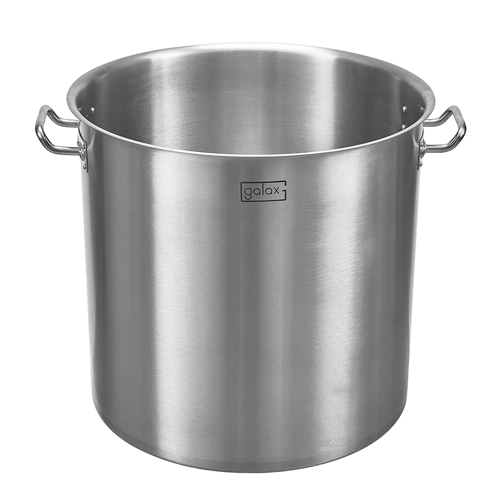 kitchen restaurant cookware set stainless steel Double Handle soup pot