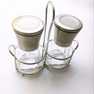Kitchen Salt and Pepper Mill/glass bottle grinder/ Manual Glass grinder