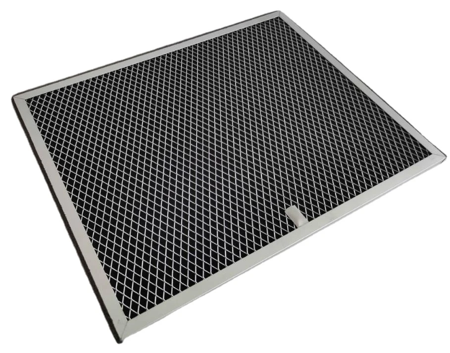KLP Factory Supply Aluminum Mesh Filter with Honeycomb Activated Carbon and Nano Tio2 Photocatalyst