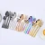 Import Knife Spoon Fork Set Gold Cutlery 24PCS Stainless Steel Flatware sets Cutery Set from China