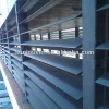 L =450mm adjustable exterior aluminum louvered shutters decorative aluminum louvered shutters