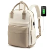 Lady Weekend Backpack Casual Travel Women Backpack Classic Prime Durable Girl Backpack Bag With Laptop Storage USB Charger