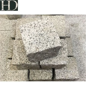 Landscaping Stone Granite Pavers Natural Split Grey Granite Cube Stone for Sale