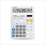 large 14 digits dual solar power citizen scientific calculator