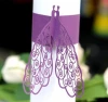 Laser Cut Peacock Paper Napkin Ring Wedding Decoration Party Supplies Decoration Towel Buckle