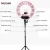 Import Lcose supply 18 inch Camera Photo Studio Phone Video 55W 240PCS LED Ring Light 5500K Photography Dimmable Ring Lamp from China